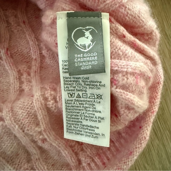 J.Crew Cable Knit Rollneck Cashmere Donegal Cropped Sweater - Picture 4 of 8